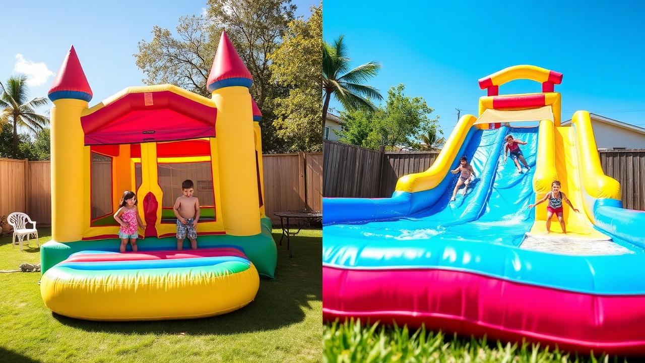 Should You Start With Bounce Houses or Water Slides?